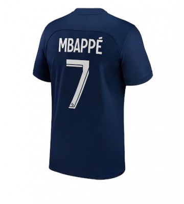 Paris Saint-Germain Kylian Mbappe #7 Hjemmedrakt 2022-23 Kortermet